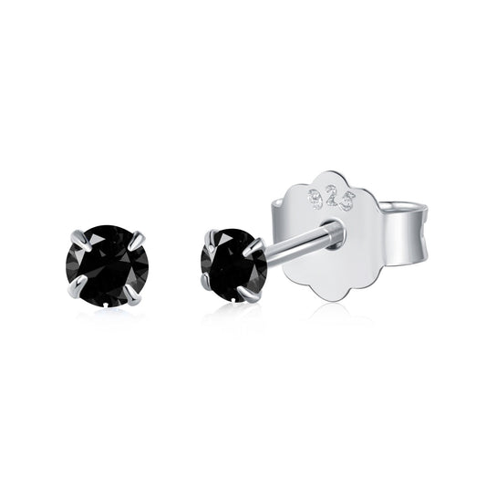 [Regal Gem Jewelry]Delicate Solitaire Earrings