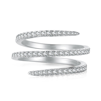 [Regal Gem Jewelry]Unique Vibrant Entangle Daily Ring