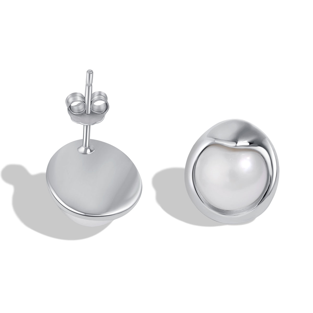 [Regal Gem Jewelry]Dainty Bread Pearl Earrings