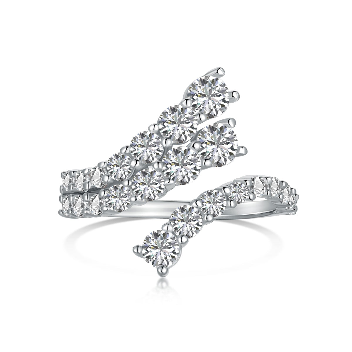 [Regal Gem Jewelry]Unique Vivid Snake Shape Daily Ring