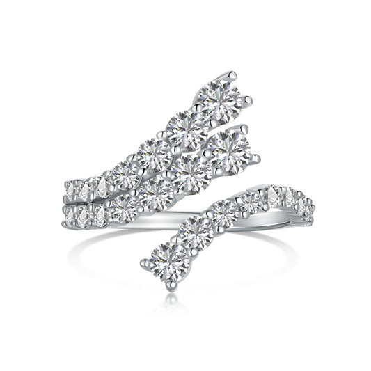 [Regal Gem Jewelry]Unique Vivid Snake Shape Daily Ring