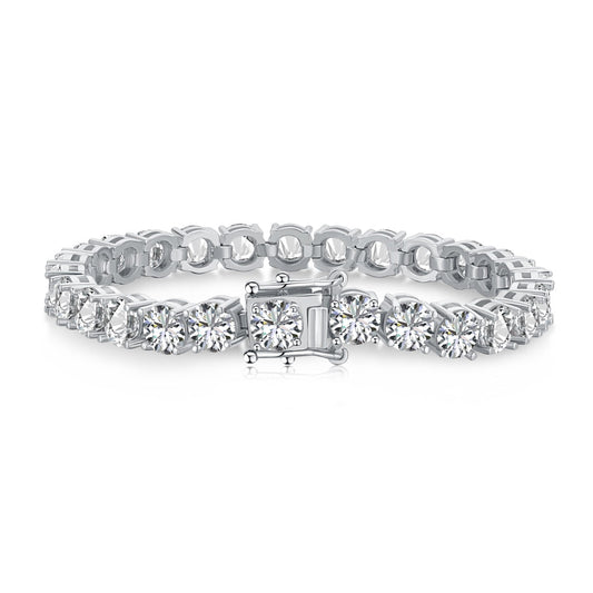[Regal Gem Jewelry]0.75 Carat Dazzling Round Cut Wedding Bracelet