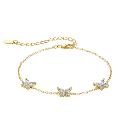 [Regal Gem Jewelry]Radiant Butterfly Shape Necklace