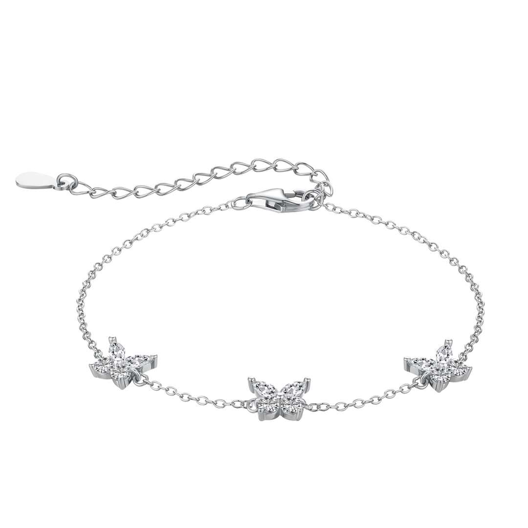 [Regal Gem Jewelry]Radiant Butterfly Shape Necklace