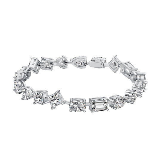 [Regal Gem Jewelry]Unique Exquisite Multi Cut Daily Bracelet