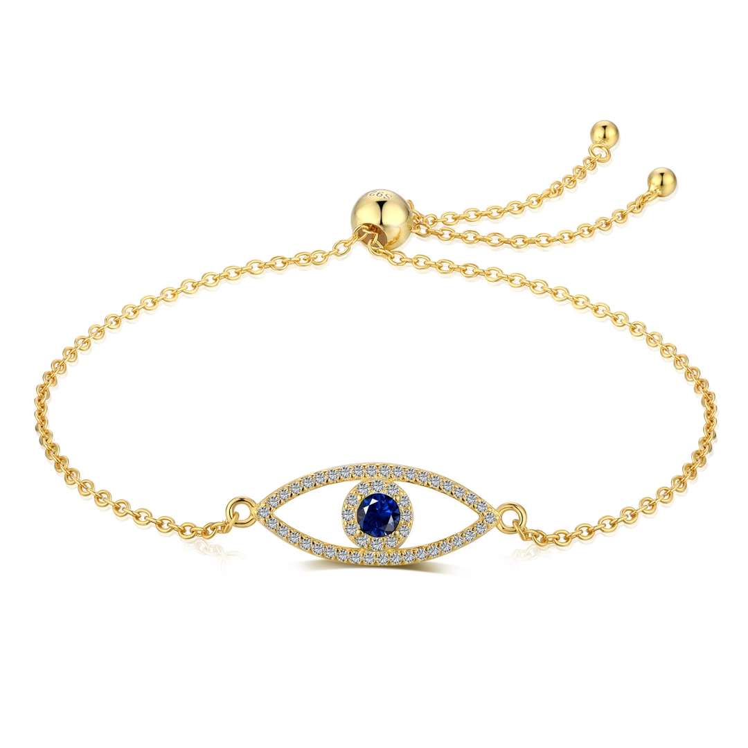 [Regal Gem Jewelry]Devil's Eye Hollow Design Bracelet