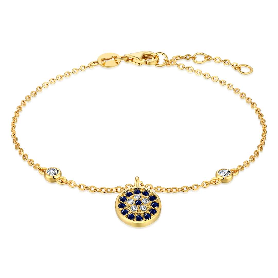 [Regal Gem Jewelry]Devil's Eye Round Shape Bracelet