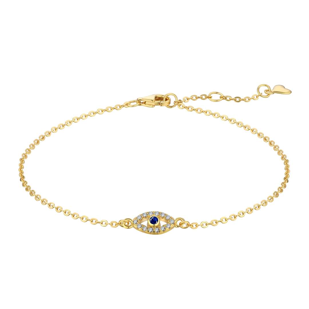 [Regal Gem Jewelry]Evil Eye Shape Necklace
