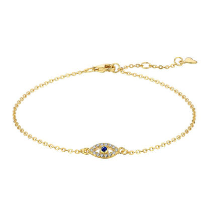 [Regal Gem Jewelry]Evil Eye Shape Necklace