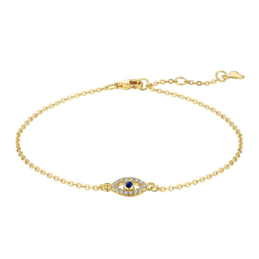 [Regal Gem Jewelry]Evil Eye Shape Necklace