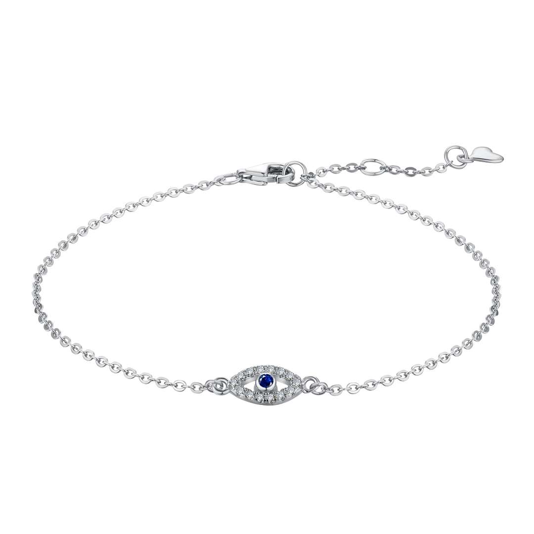 [Regal Gem Jewelry]Evil Eye Shape Necklace