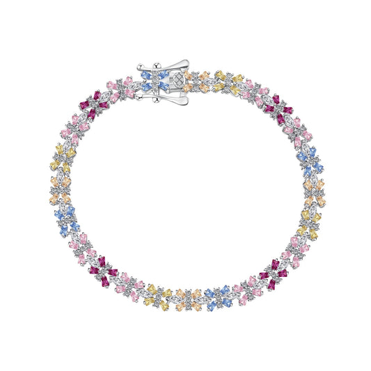 [Regal Gem Jewelry]Unique Colorful Butterfly Shape Party Bracelet