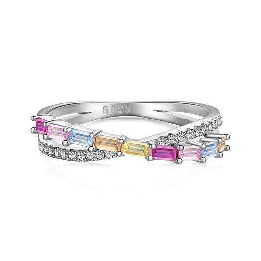 [Regal Gem Jewelry]Energetic Elegant Radiant Cut Party Ring