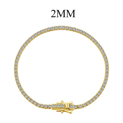 [Regal Gem Jewelry]Radiant Colorful Round Cut Party Bracelet