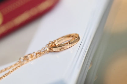 [Regal Gem]LOVE NECKLACE ADJUSTABLE Regal Gem GOLD 2 DIAMOND