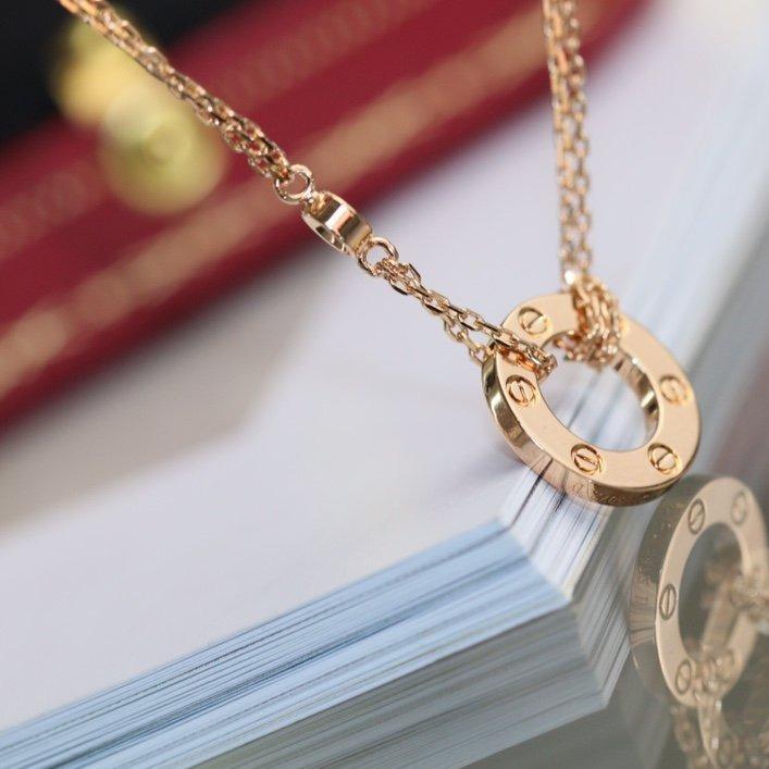 [Regal Gem]LOVE NECKLACE ADJUSTABLE Regal Gem GOLD 2 DIAMOND