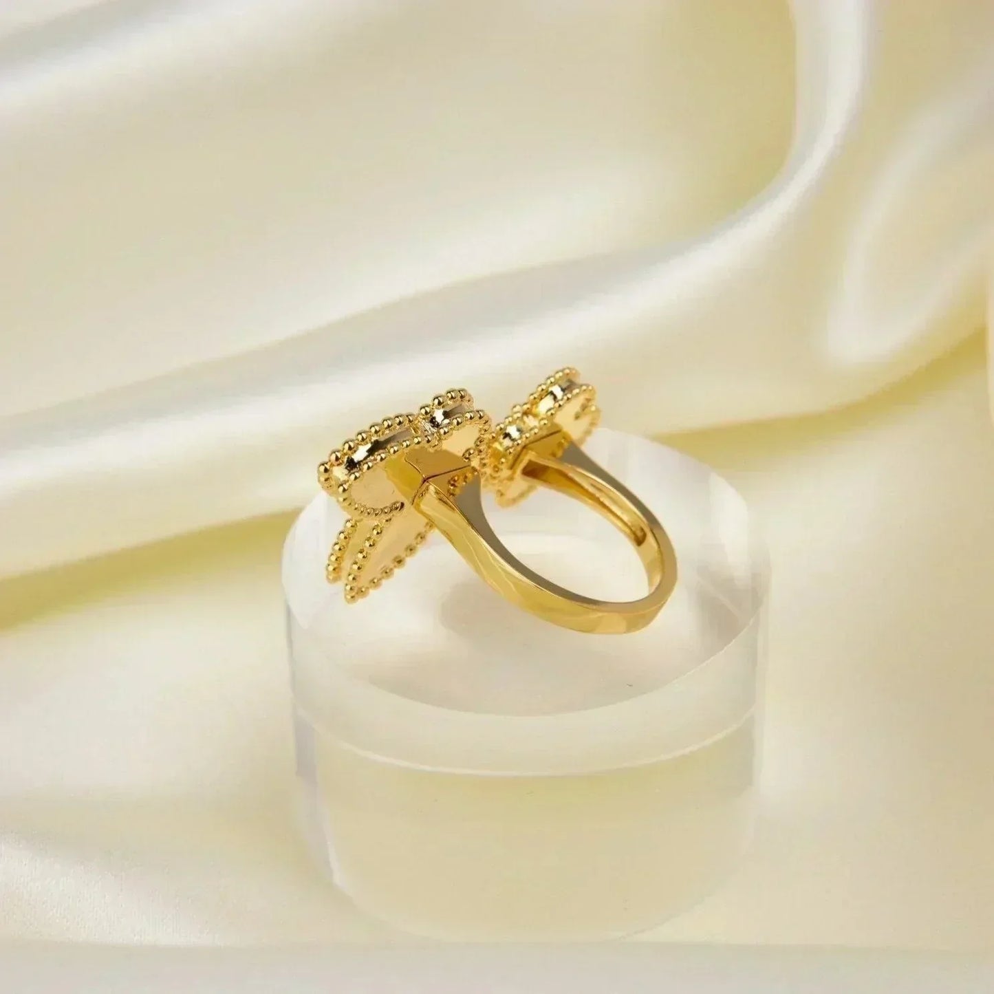[Regal Gem]LUCKY BETWEEN THE FINGER RING