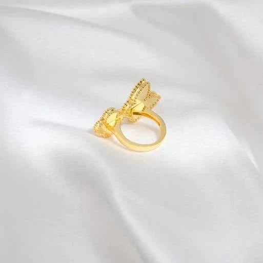 [Regal Gem]LUCKY BETWEEN THE FINGER RING