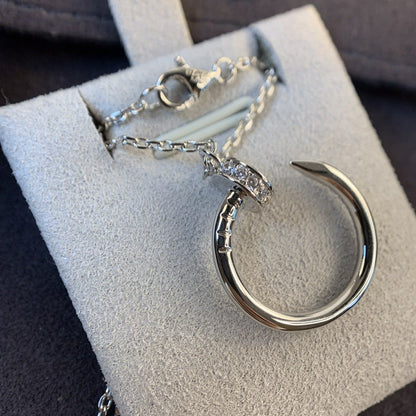 [Regal Gem]JUSTE NECKLACE SILVER DIAMONDS