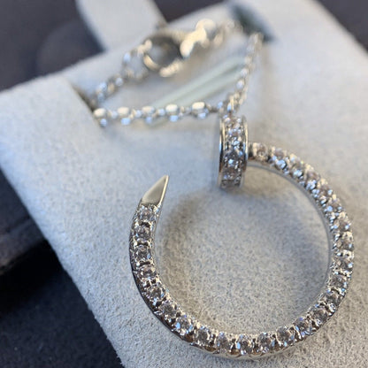 [Regal Gem]JUSTE NECKLACE SILVER DIAMONDS