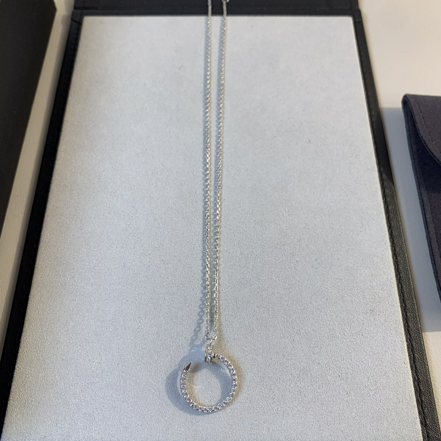 [Regal Gem]JUSTE NECKLACE SILVER DIAMONDS