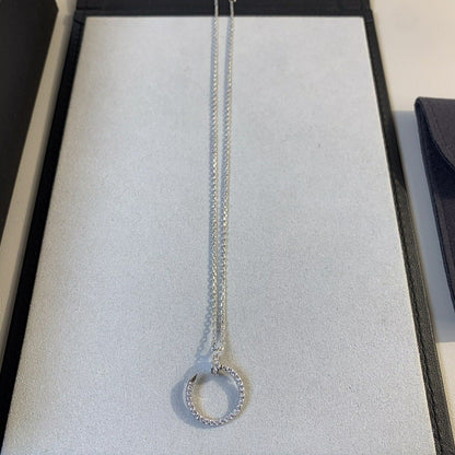 [Regal Gem]JUSTE NECKLACE SILVER DIAMONDS