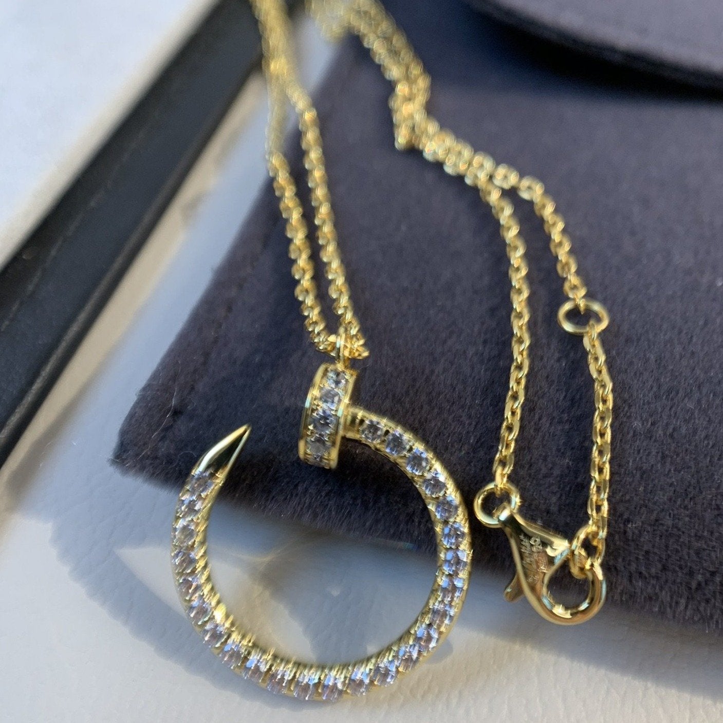 [Regal Gem]JUSTE NECKLACE GOLD DIAMONDS