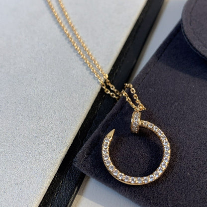 [Regal Gem]JUSTE NECKLACE PINK GOLD DIAMONDS