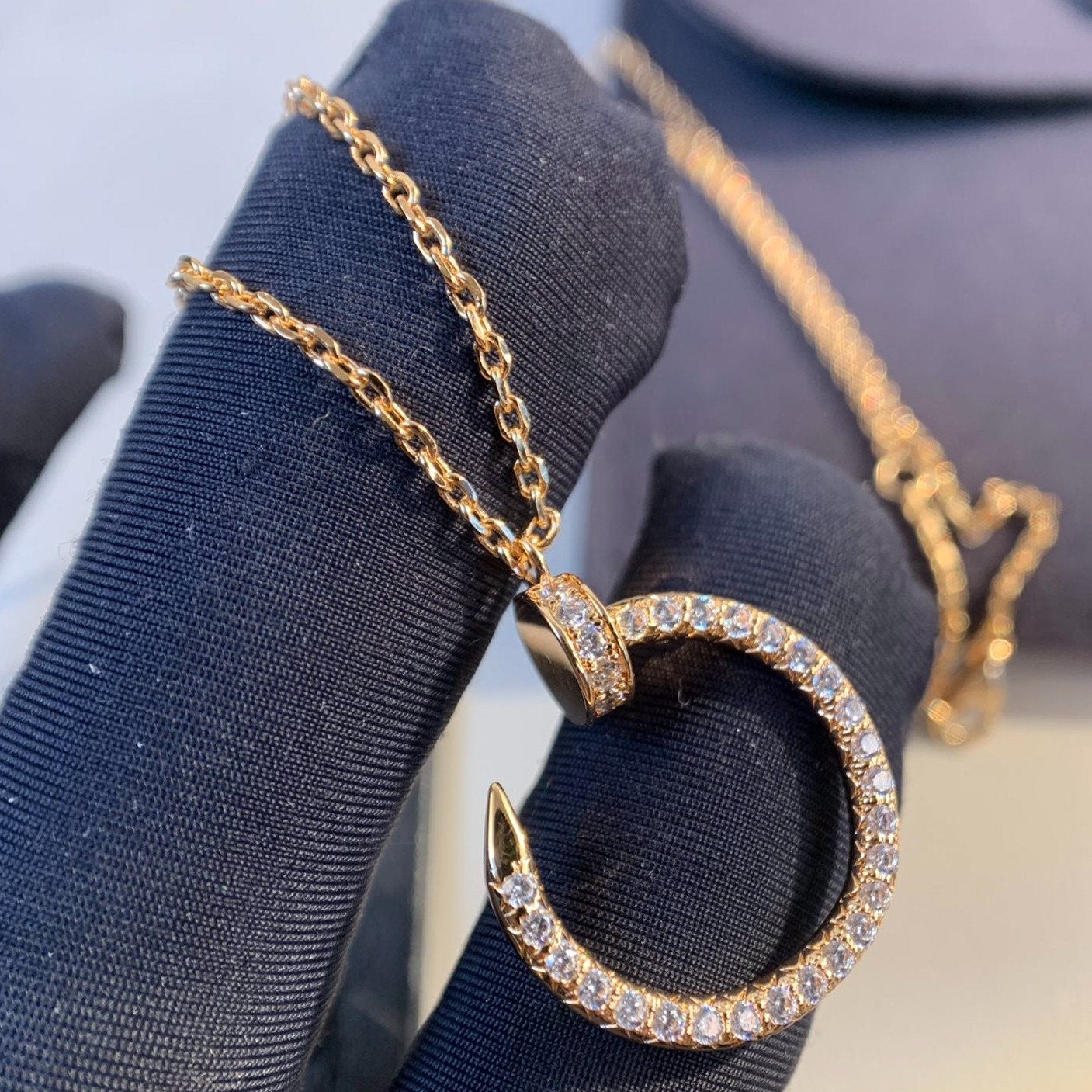 [Regal Gem]JUSTE NECKLACE PINK GOLD DIAMONDS