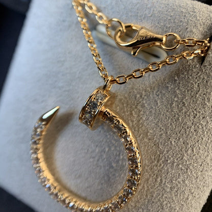 [Regal Gem]JUSTE NECKLACE PINK GOLD DIAMONDS