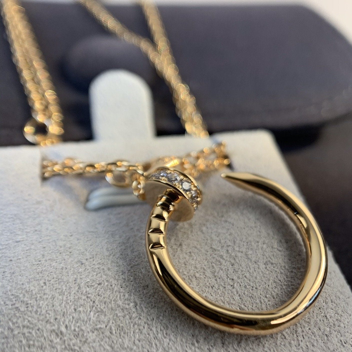 [Regal Gem]JUSTE NECKLACE PINK GOLD DIAMONDS