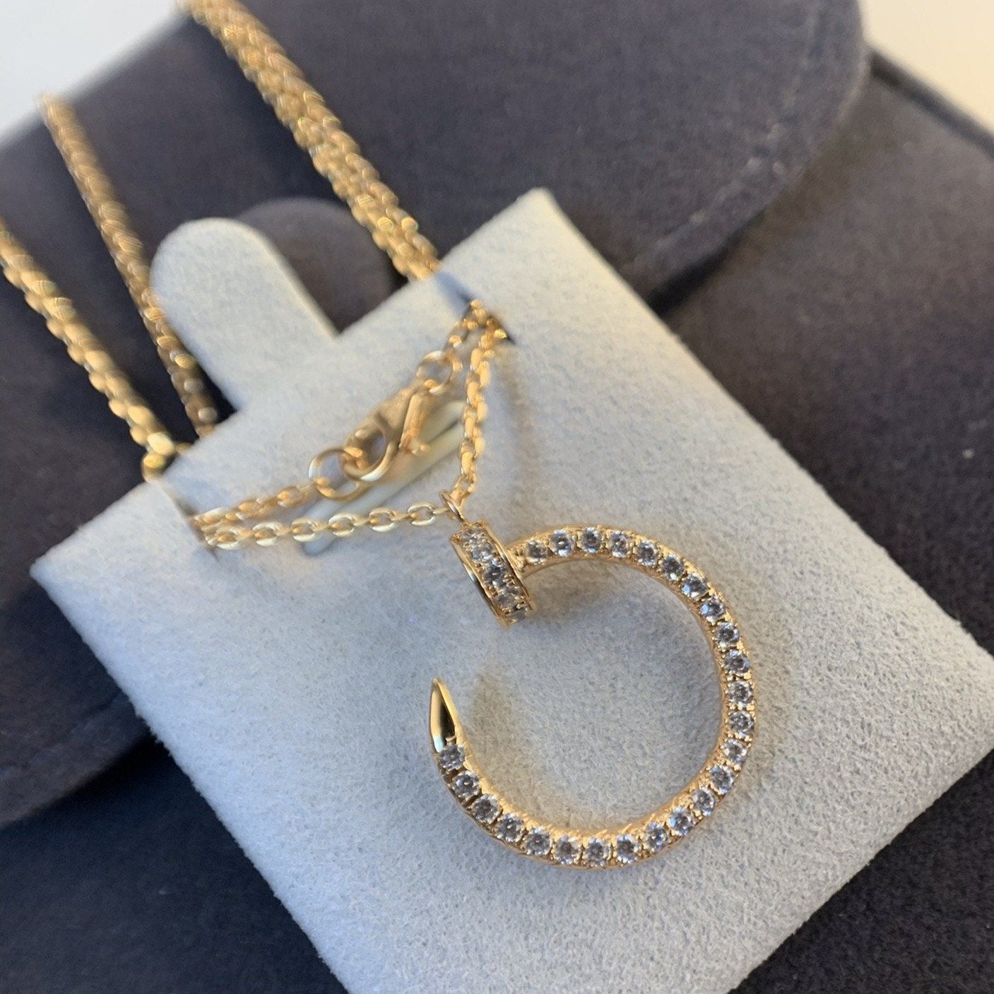 [Regal Gem]JUSTE NECKLACE PINK GOLD DIAMONDS