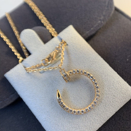 [Regal Gem]JUSTE NECKLACE PINK GOLD DIAMONDS