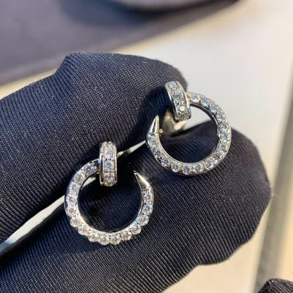[Regal Gem]JUSTE EARRINGS SILVER DIAMONDS