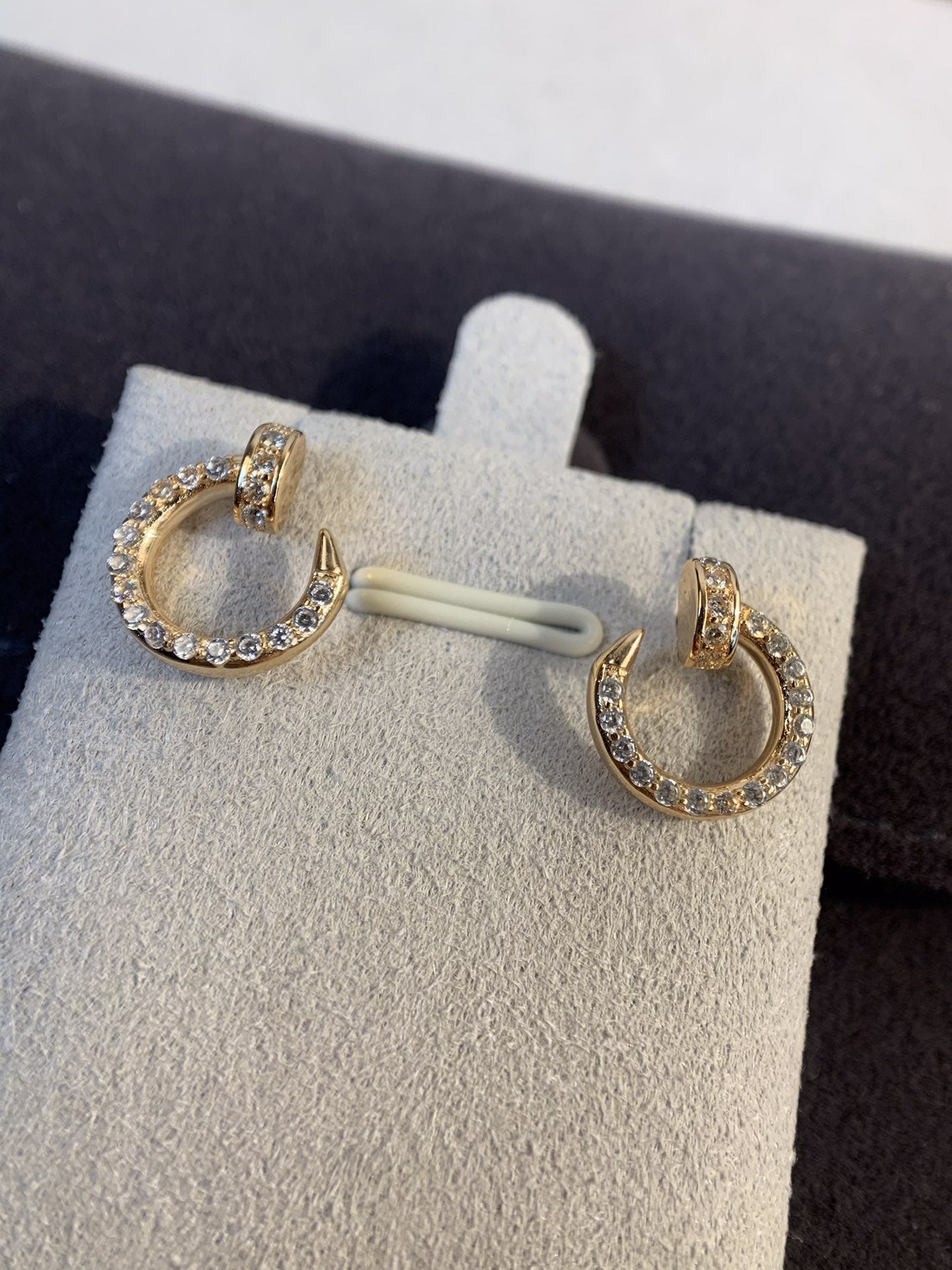 [Regal Gem]JUSTE EARRINGS GOLD DIAMONDS