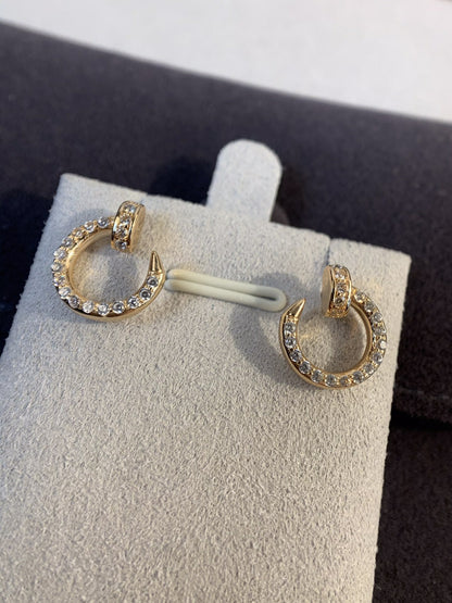 [Regal Gem]JUSTE EARRINGS GOLD DIAMONDS