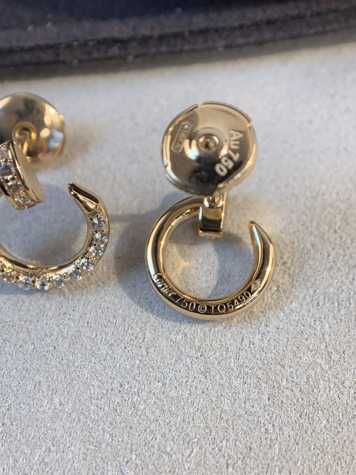 [Regal Gem]JUSTE EARRINGS GOLD DIAMONDS