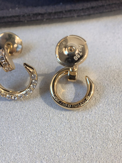 [Regal Gem]JUSTE EARRINGS GOLD DIAMONDS