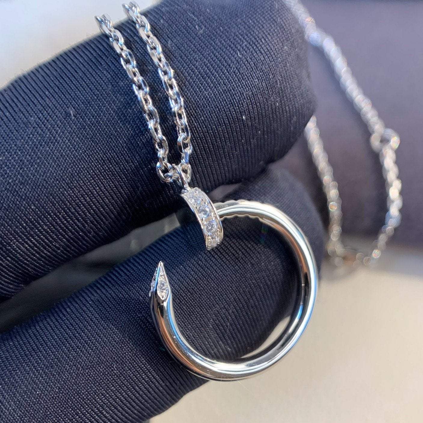 [Regal Gem]JUSTE NECKLACE SILVER