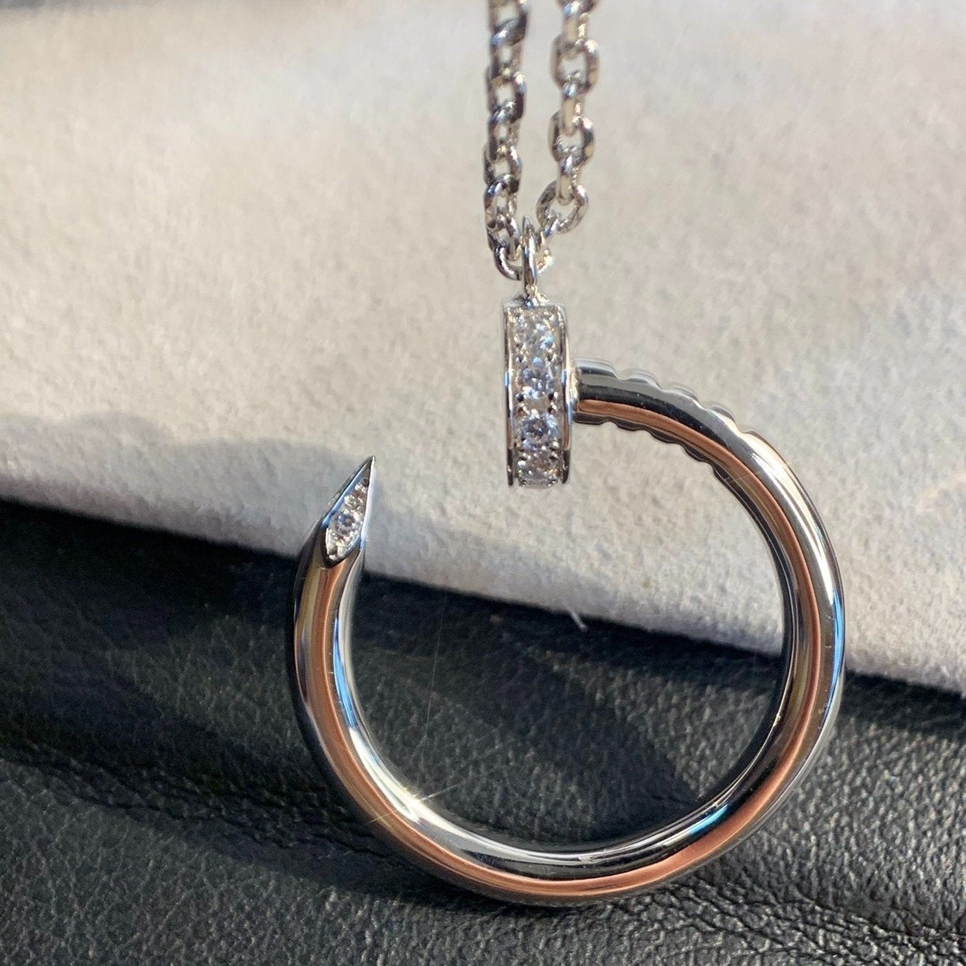 [Regal Gem]JUSTE NECKLACE SILVER