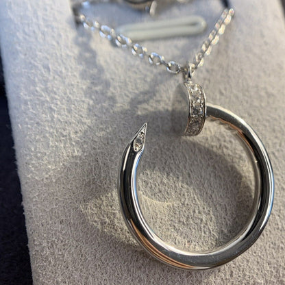 [Regal Gem]JUSTE NECKLACE SILVER