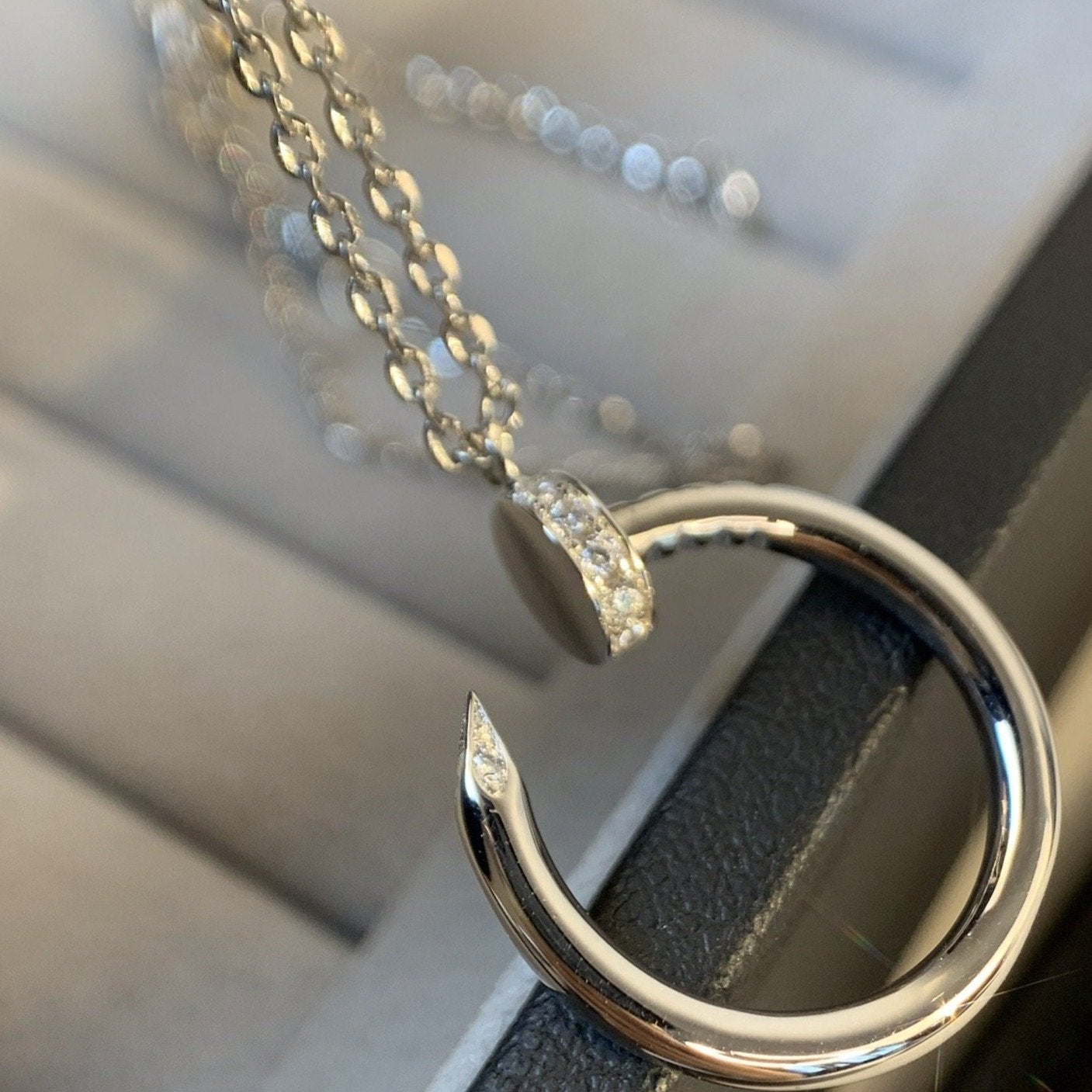 [Regal Gem]JUSTE NECKLACE SILVER