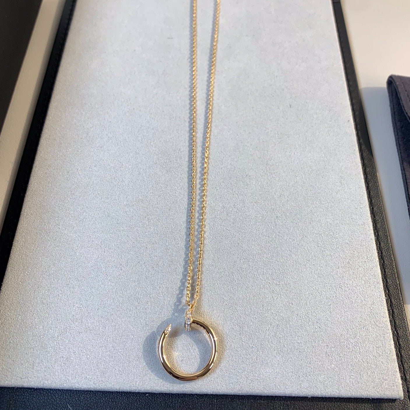 [Regal Gem]JUSTE NECKLACE PINK GOLD