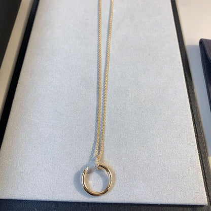 [Regal Gem]JUSTE NECKLACE PINK GOLD