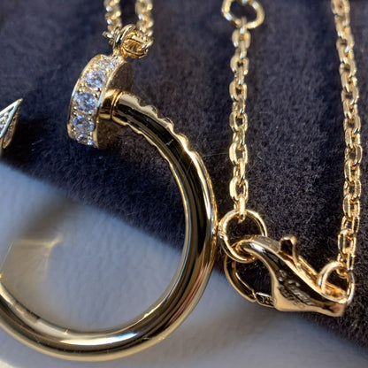 [Regal Gem]JUSTE NECKLACE PINK GOLD