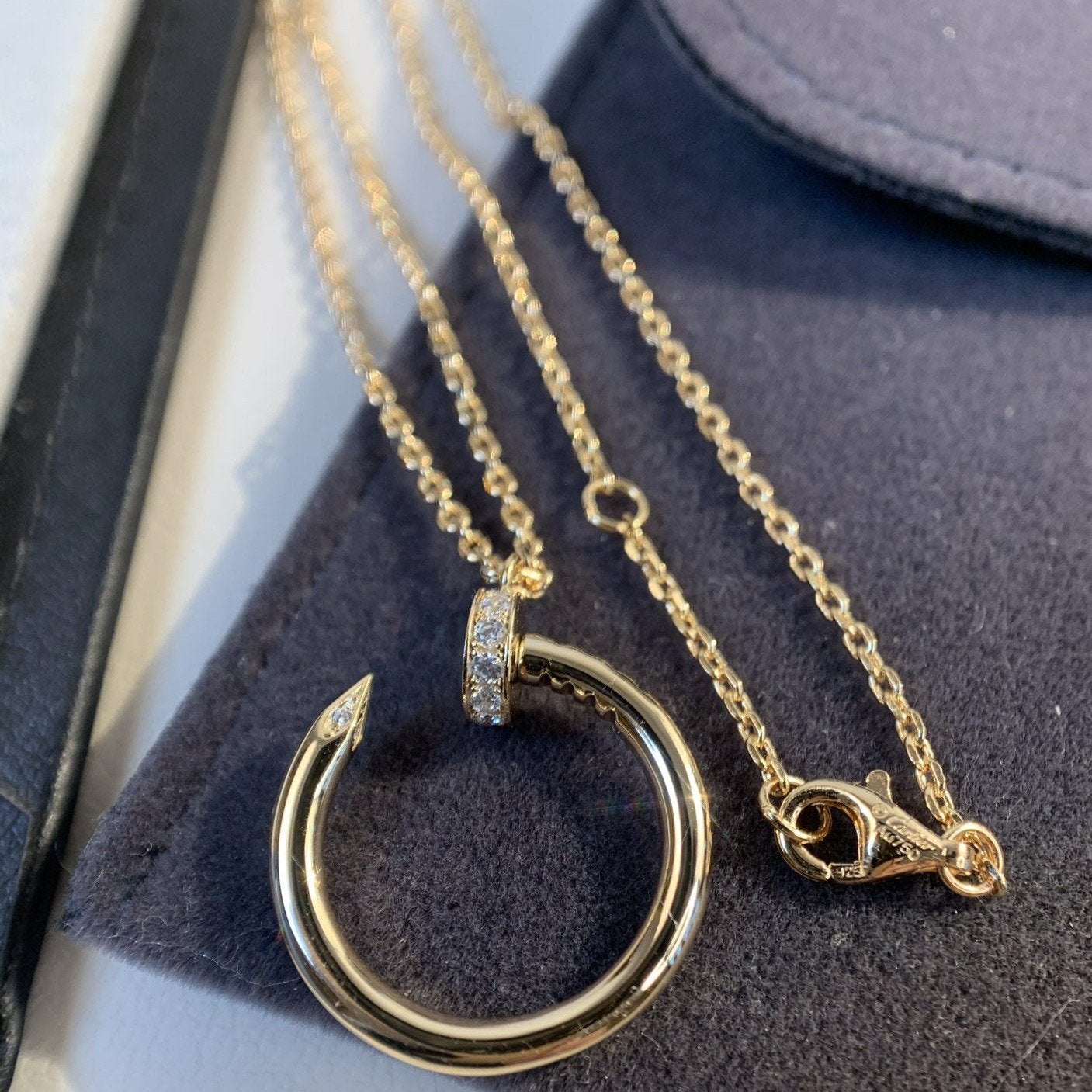 [Regal Gem]JUSTE NECKLACE PINK GOLD