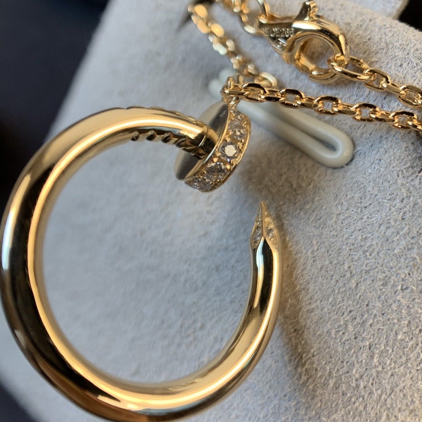 [Regal Gem]JUSTE NECKLACE PINK GOLD