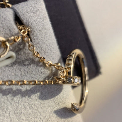 [Regal Gem]JUSTE NECKLACE PINK GOLD