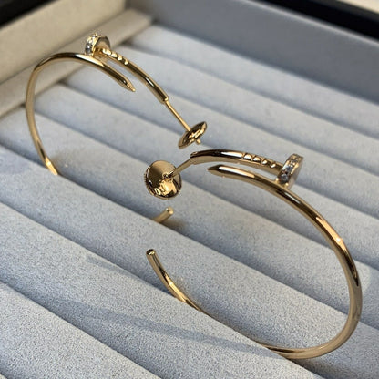 [Regal Gem]JUSTE EARRINGS GOLD DIAMONDS 1.8MM