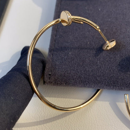 [Regal Gem]JUSTE EARRINGS GOLD DIAMONDS 1.8MM